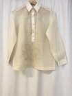 Barong Tagalog Men s Embroidered Dress Shirt Vintage Filipino