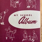 Vtg 1950s My School Memory Album Scrapbook Clean No Markings Photo Frames