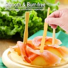400 Bamboo Appetizer Forks  3 5 Inch Mini Bamboo Forks For Charcuterie Boards Ac