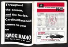1967 World Series Game 3 Program St  Louis Cardinals Vs  Boston Red Sox 208705