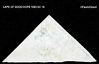 Cape Of Good Hope 1863 Sc 15  hope  Seated 1 sh Emerald Imperf Ung Vg fine