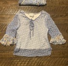 Y2k Byer California 2-piece Boho Fairycore Patchwork Set Girls 6   7 Usa Made