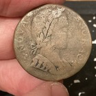 1787 Seated Left Nova Eborac Colonial Copper Coin