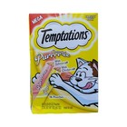 Temptations Creamy Purrrr-ee Pouches - Chicken   Salmon 16ct  -6 Boxes Exp 10 26