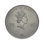 Zambia  2002  1000 Kwacha  Silver - Exploration  David Livingstone