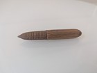 Antique Shaker Hand Carved Wood Corn Cob Figural Needle Case Folk Art Rare