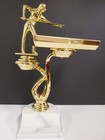 Billiards Or Pool Trophy  Female Player  9  High  With Your Engraving