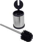 Stainless Steel Toilet Bowl Brush And Holder Set For Deep Cleaning b