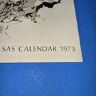 1973 Sas Scandinavian Airlines  the Waters Of Scandinavia  Wall Calendar L2