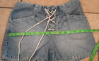 Xhilaration Vintage 90s Lace Up Shorts Denim-look  Size 5