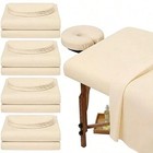 New Luxury 4 Sets Massage Bed Sheet Microfiber Fitted Flat Face Cradle Covers