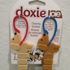  fun  2 Piece Dachshund Doxie Dog Joie Bendable Cleaning Brushes Nip