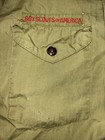 Vintage Olive Green Bsa Boy Scout Short Sleeve Uniform Shirt   19