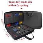 92pcs Automotive Circuit Test Leads Kit Multimeter Terminal Auto Diagnostic Tool