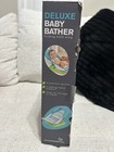 Summer Infant Deluxe Baby Bather Folding Bath Sling  Blue Green White