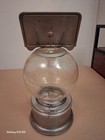 Antique Penny 1c Ford Gum Gumball Machine Glass Globe Donated To Jaycees