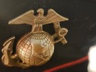 1930 s Usmc Marine Corps Dress Blue Hat With Early Ega