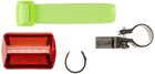 New 5 Led 7 Function Red Flashing Safety Light W   Arm Band   Bike Mount 