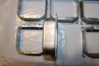 Lot Of 6 Hubbell-raco Square 2 Device tile Cover 1-1 4  Extension For 4  Box Tr1