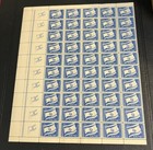 Israel Scott  15 1949 Flag Complete Sheet Of 100 Mh  