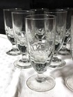 Set Of 9 Large Antique Bistro Glasses - Absinthe - 17 Cm