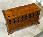 Wood General Store Lead Shot Dispenser Cabinet - Vintage Primitive Reproduction