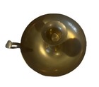 Vtg Brass Chamberstick Candle Stick Holder W thumb Rest Large