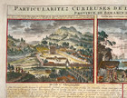 Saint Christopher St Kitts 1720 Henri Chatelain Large Antique View 18th Century