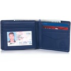 Alpine Swiss Rfid Mens Wallet Deluxe Capacity Passcase Bifold Two Bill Sections