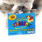 Ganz Webkinz Charcoal Cat Hm152 Plush Stuffed Animal New Sealed Code Staining