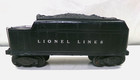 O Gauge Lionel 2466wx Whistling Tender  lot 2258 