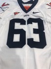 Game Worn Used Virginia Uva Cavaliers Cavs Football Jersey Size 42  63