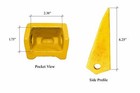 5 - Jd Style Wheel Loader Bucket Dirt Teeth W Pins   Retainers - T103189 