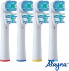 Replacement Brush Heads Compatible With Oral B- Double Clean Design Pack Of 16