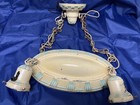 1920s Brass  metal Chandelier  2 Wall Sconces 3 Pc     Art Deco Arts   Crafts