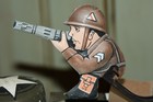 Vintage Marx Tin Litho Wind Up Sparkling Doughboy Army Tank Toy W  Key Repair