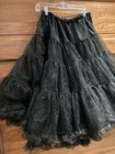 Hell Bunny Black Petticoat Swing Underskirt Tutu 3 Tier Swing L-xxl