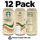 Starbucks Doubleshot Energy Drink Iced Coffee Beverage  Vanilla  15 Oz  12 Pack