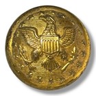 12 Vintage Us Military Brass Buttons 23mm 16mm Eagle Superior Quality England