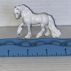 Maoh Custom Fell Pony Black Teal Gold Sparkle    doven    Breyer Stablemate