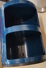 Kartell Componibili Style 2 Tier Storage Cabinet Blue 15 5  