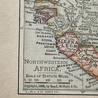 Rand  Mcnally   Co Antique 1899 Map Of Northwest Africa 7x6