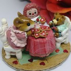 Wee Forest Folk Limited Edition Figurine M-177 - Valentine s Day Tea For Three