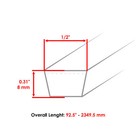 592855201 532130969 704426 130969 Drive Aramid Belt For Husqvarna For Poulan