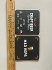 New 100    mad Hops Craft    Beer Bar Coasters Elysian Four Peaks Mat Lot