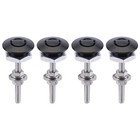4pcs Aluminum Bumper Quick Release Fasteners Kit For Car Trunk Fender Hatch Lid