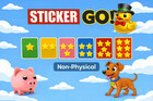 Stickers Of Monopoly  1   2   3   4   5  6     - Go