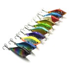 Lots Of 10pcs 65mm Vibration Vib Lipless Hard Fishing Lures Hooks Crankbait