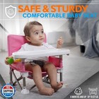 Serenelife Baby Seat Booster -space Saver Toddler Booster Seat - Portable Pop
