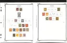 Sweden Stamp Collection On 25 Scott Vintage Pages  1855-1940  fa 